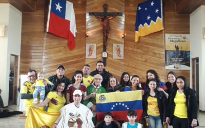 Celebración del día del migrante en Comunidad Nuestra Señora de las Nieves.
