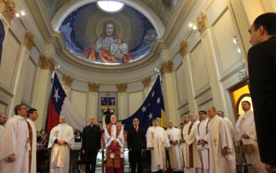 Invitación a la celebración del TE DEUM de Fiestas Patrias.