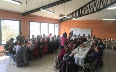 Convivencia de clubes de adulto mayor en Parroquia Nuestra Señora de Fátima