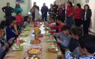 Celebración de la Navidad con migrantes venezolanos