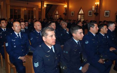Celebración del aniversario de la fuerza aérea de Chile