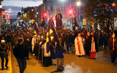 Vía Crucis en Punta Arenas: Cientos  de fieles acompañaron a Jesús