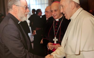 Encuentro con el Papa del Padre Obispo Bernardo