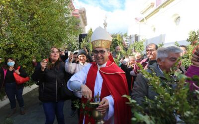 Celebración de domingo de ramos en Punta Arenas