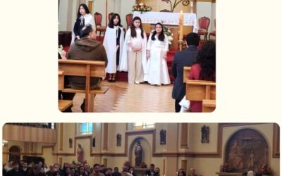 CELEBRACIÓN DEL BAUTISMO Y PRIMERAS COMUNIONES EN EL LICEO DE NIÑAS MARÍA AUXILIADORA