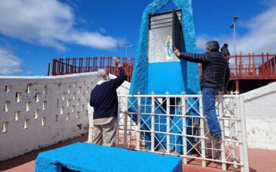 BENDICIÓN DE LA IMAGEN DE LA VIRGEN DEL CERRO DE PORVENIR