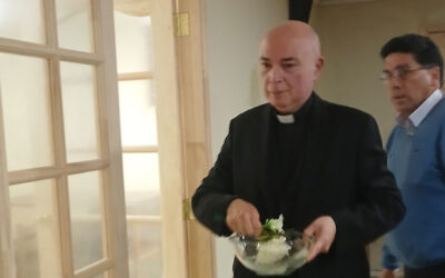 BIENVENIDA AL PÁRROCO Y REINAUGURACIÓN DEL SALÓN PARROQUIAL EN SANTA TERSA DE LOS ANDES