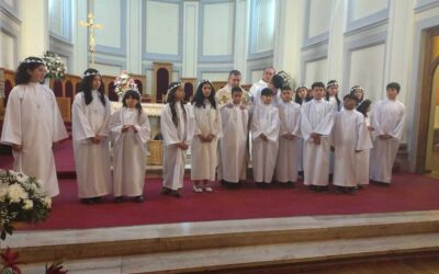 PRIMERAS COMUNIONES EN TIEMPO PASCUAL PARROQUIA CATEDRAL DEL SAGRADO CORAZÓN DE JESÚS