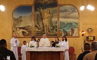 CELEBRACIÓN DE LAS PRIMERAS COMUNIONES EN EL SANTUARIO DE SAN SEBASTIÁN