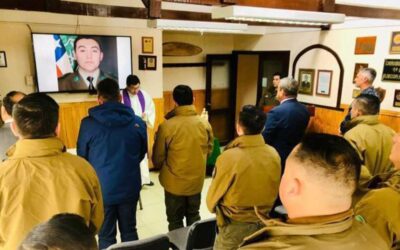 RESPONSO EN MEMORIA DEL CARABINERO JAVIER FIGUEROA MANQUEMILLA EN PUERTO WILLIAMS