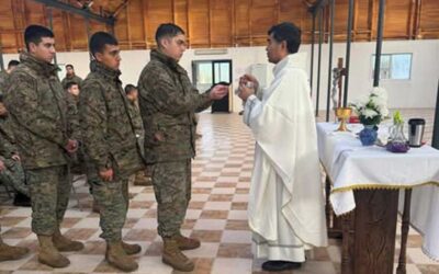 MISA EN DESTACAMENTO CAUPOLICÁN DE PORVENIR: BIENVENIDA A SOLDADOS CONSCRIPTOS