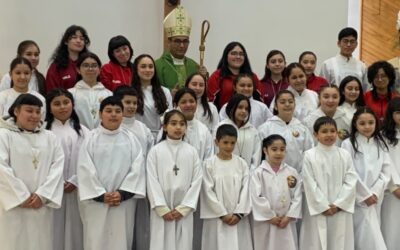 ENCUENTRO DIOCESANO DE ACÓLITOS REUNIÓ A NIÑOS Y FAMILIAS EN EL DÍA DE ORACIÓN POR CHILE